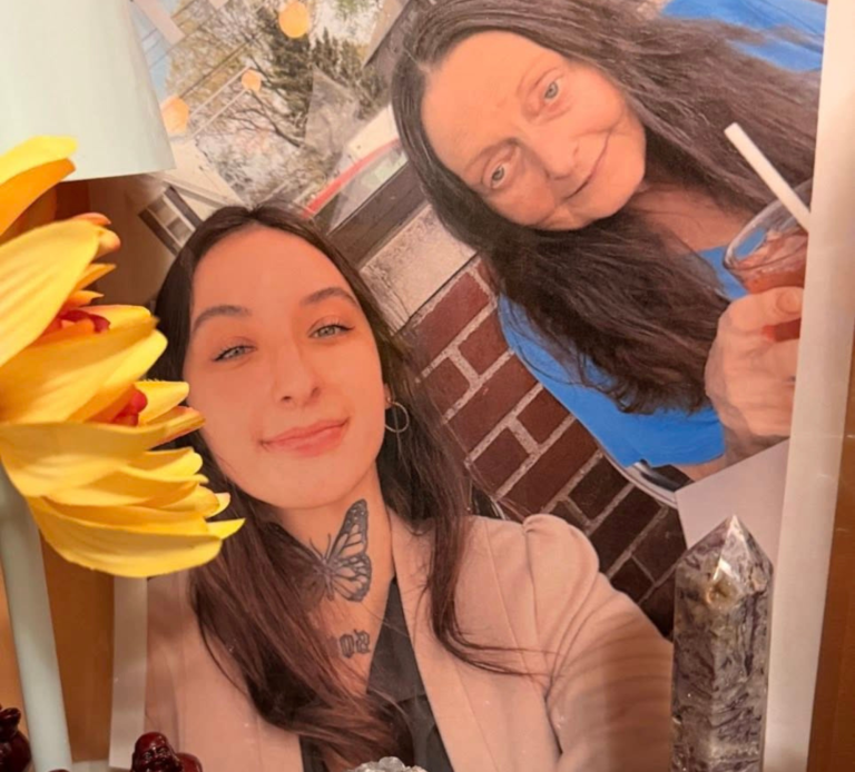 Turning Pain Into Purpose Photo of the owner of Just Junk It with Karen, whose friendship and impact helped inspire the creation of the business